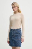 Filippa K pulover de bumbac femei, culoarea bej, light, 31316
