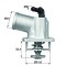 MAHLE TI 54 92D termostat,lichid racire