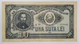 BANCNOTA &#039; UNA SUTA LEI &#039; , R.P.R. , 1952