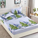 Cumpara ieftin Husa de Pat Craciun + 2 Fete de Perna din Finet - JO631