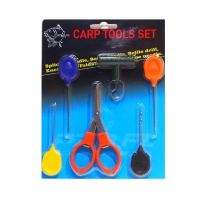 SET CARP TOOLS CROSETE, BURGHIU, KNOT PULER SI FOARFECA PRO FL foto