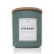 Recipient din ceramica Pufo Elegance pentru zahar, cafea, ceai sau condimente, cu capac ermetic din bambus, 450 ml, verde