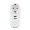 Priza Inteligenta cu USB, 16A, Wireless 2, 4GHz, 2 X USB, Smart Home, Google Home. Amazon Echo, Alexa @SmartWiz smw61