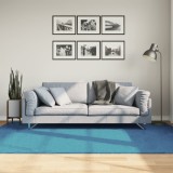 vidaXL Covor &bdquo;OVIEDO&rdquo;, fire scurte, turcoaz, 160x230 cm