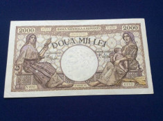 Bancnote Romania -2000 lei noiembrie 1941-seria V0252 0202 (starea care se vede) foto
