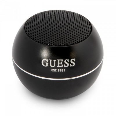 Boxa Portabila Bluetooth Guess, 3W, Neagra foto