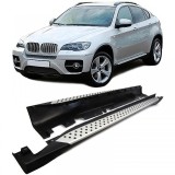 Trepte laterale din aluminiu cu protectie OE, stil ABE, potrivite pentru BMW X6 E71 E72 08-14 Performance AutoTuning