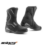 Ghete (cizme) pentru scuter - motocicleta Touring Unisex Seventy model SD-BT3 (varianta scurta a ghetelor SD-BT2) culoare: negru Negru 41