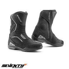 Ghete (cizme) pentru scuter - motocicleta Touring Unisex Seventy model SD-BT3 (varianta scurta a ghetelor SD-BT2) culoare: negru Negru 49