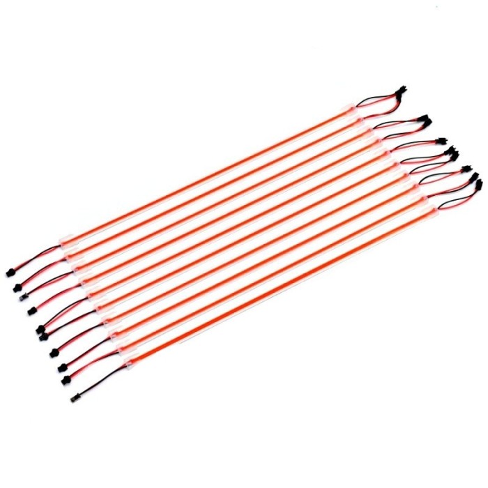 Bara cu Led Cob 220V Rosu, 50cm x 10buc/set