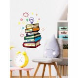 Cumpara ieftin Sticker Perete Autocolant Carti - 51x35cm - 78355