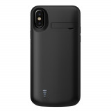 Cumpara ieftin Husa pentru iPhone X / XS cu Baterie de 5000mAh, Techsuit Power Pro, Black