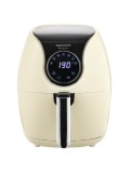 Friteuză cu aer cald Daewoo DAF2000, 3,6 L, 1500 W, 12 programe automate, display LCD, timer 30 min, 80&ndash;200&deg;C, Crem