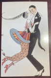 ART DECO FELICITARE,,The MADNESS of the DAY&quot;dupa litho de Georges BARBIER,1913