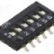 Intrerupator DIP, 2 pozitii, montare SMT, 6 sectiuni, OMRON OCB - A6H-6101