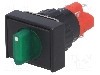 Comutator rotativ, 2 pozitii, ONPOW - LAS1J-11X/2/G/24V