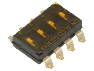 Comutator DIP-SWITCH ON-OFF, SMT foto