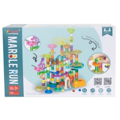 Joc de constructie, Marble Run, Cursa bilelor, 150 piese