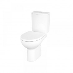 Vas Wc Compact 538 Nature 010 Cersanit, Cu Capac Duroplast, Alb, Portelan, Inaltime 105 Cm, Latime 66 Cm, 31 Kg, K34-008 foto