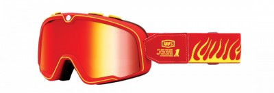 Ochelari cross/atv 100% Barstow DHT Spry, lentila oglinda, culoare rama rosu/gal... Cod Produs: MX_NEW 26013235PE foto