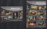 Maldive 2016 - Mari pictori - Francisco Goya, Colita + Bloc, MNH