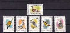 ROMANIA 1985 LP 1129 PASARI OCROTITE (BICENTENARUL NASTERII AUDUBON) SERIE MNH foto