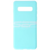 Husa Samsung Galaxy S10, TPU Matte, Navy, Protectie Premium