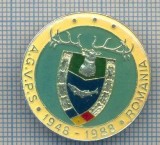 AX 153 INSIGNA VANATOARE SI PESCUIT SPORTIV PERIOADA RSR -A.G.V.P.S -1948-1988