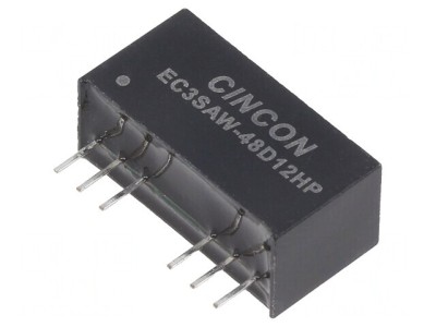 Convertor DC/DC 3W 18-74V la 12V și -12V THT foto