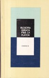 Filosofia greaca pana la Platon. Indici