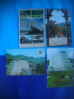 HOPCT LOT 2516 SANGEORZ BAI -JUD BISTRITA NASAUD-4 CARTI POSTALE-CIRCULATE foto