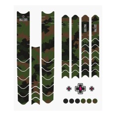 Set stickere protectie cadru Muc-Off Frame Protection Kit DH/Enduro/Trail Camo Ultimate FactoryBikes foto