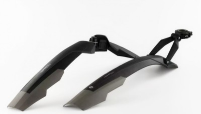 Set 2 aparatori roti biciclete, Simpla ADHD SDS scurte 26 &amp;quot;-27.5&amp;quot;, culoare negru... Cod:B374 foto