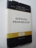 Sintaxa propozitiei - Valeria Botis , ..