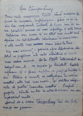Scrisoare S. Luchian catre Cecilia Vasilescu, transcrisa olograf de Laura Cocea