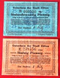 Germania notgeld 25 + 50 pfennig 1918 Zittau **