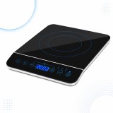 Plita Electrica cu Inductie BlueFire, 2000W, 10 Trepte de Temperatura, Timer, Black
