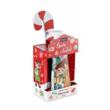 Set cadou Craciun crema maini pila unghii II cm 6,5 x 4,5 x 15 H