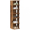 VidaXL Pantofare, 2 buc., lemn vechi, 28x27x102 cm, lemn prelucrat