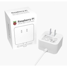 Alimentator oficial Raspberry Pi SC0214, USB-C, 5.1V 3A, 15.3W, mufa US