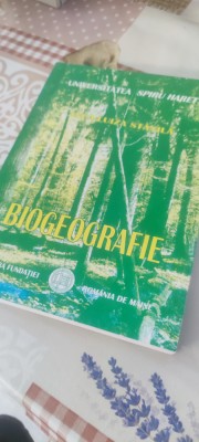 Biogeografie, Anca Luiza Stanila, an 2004, editura Fundatiei Romania de Maine, stare perfecta foto