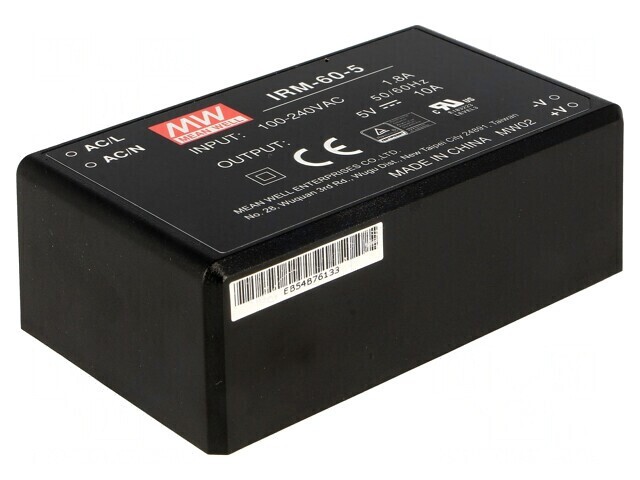 Convertor AC/DC 50W 85-264VAC 5VDC 10000mA