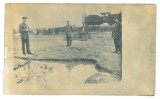 2885 - ORSOVA, Railway Station, Romania - old postcard, real Photo - unused - 1918