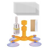 Kit Reparatie Parbriz Auto, Set Corector Crapaturi Sticla cu Ventuza, DIY, Repara Zgarieturi Parbriz