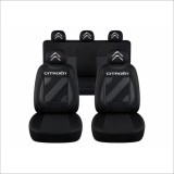 Set Huse Scaune Universale Nero Negru Personalizate cu Citroen