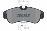 TEXTAR 2154601 set placute frana disc