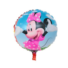 Balon folie Minnie Mouse, Happy Birthday, 50x45 cm foto
