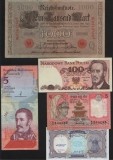 Set 5 bancnote de prin lume adunate (cele din imagini) #204, Europa