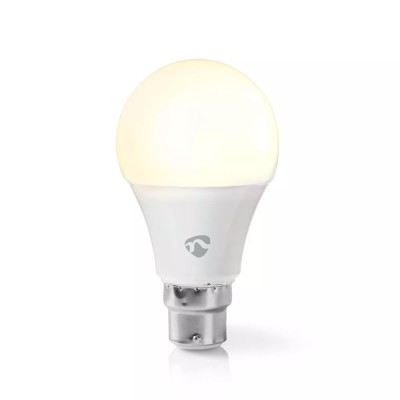 Bec LED Smart WiFi B22 9W 800lm alb cald 2700K Nedis foto
