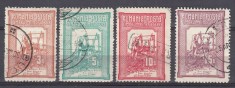 ROMANIA 1906 LP 58 TESATOAREA EMISIUNE DE BINEFACERE SERIE STAMPILATA